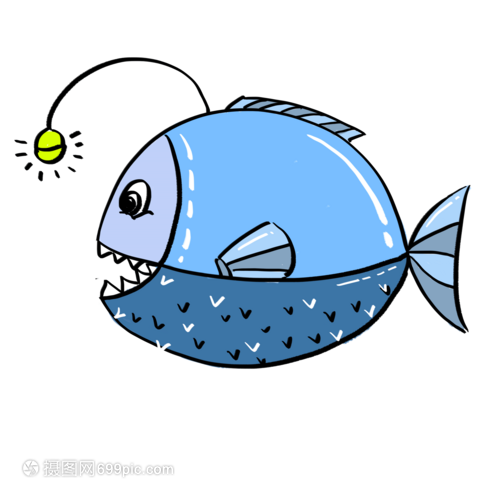 卡通海洋生物魚免摳素材